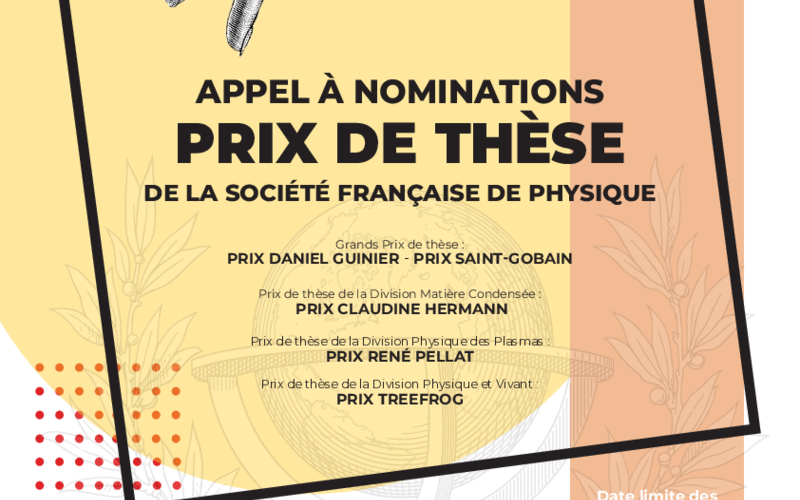 Prix de thèse SFP