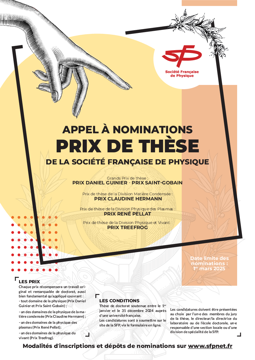 Prix de thèse SFP