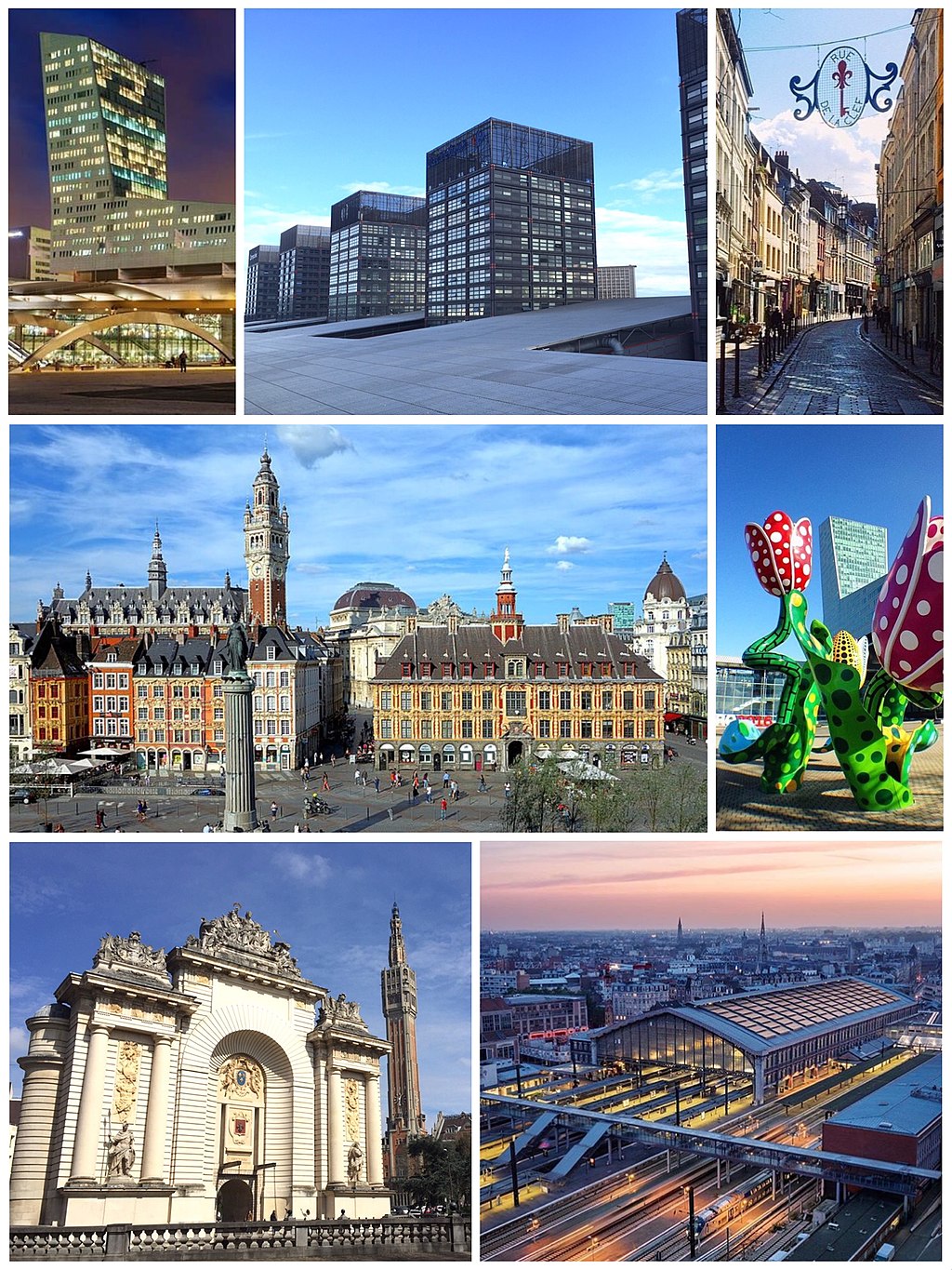 Lille collage photos